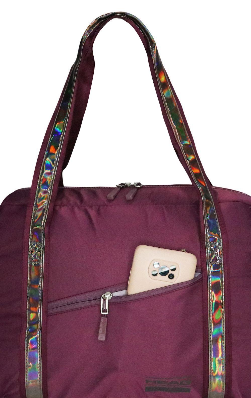 Bolso Deportivo Gradient Burdeo Mujer Head-3