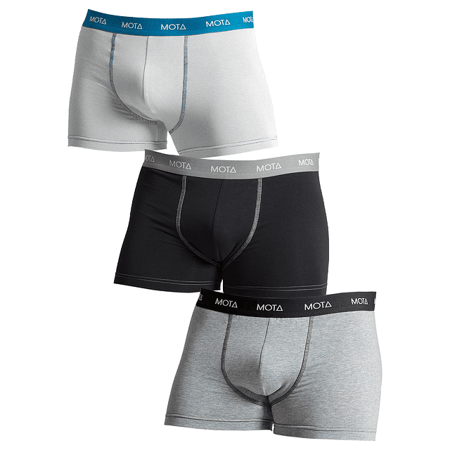 BOXER CORTO PACK 3UN.-0