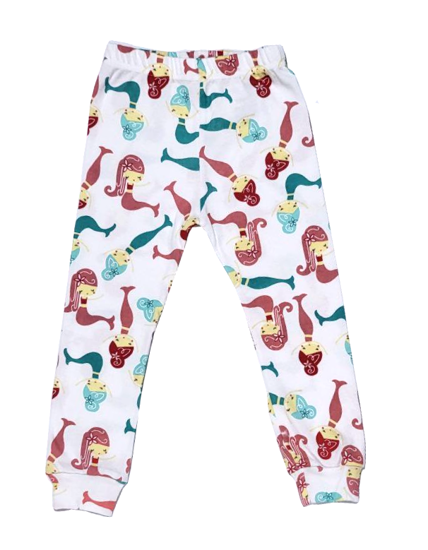 Pijama algodón niña sirena-2