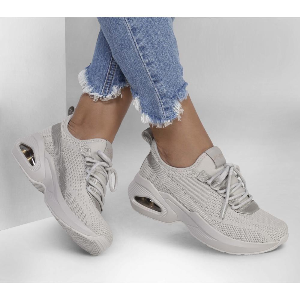 Zapatilla Mujer MUno Beige Skechers-1