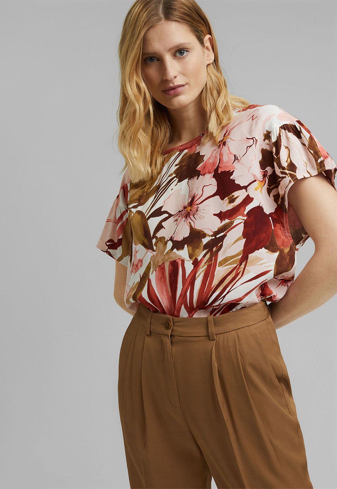 Blusa Con Estampado Esprit-0