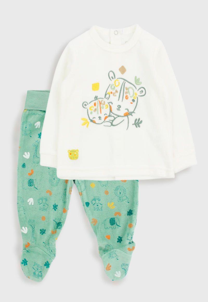 Conjunto newborn niño plush jungle 105-0