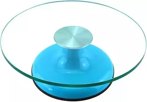 Base Giratoria Tortas Plato Giratorio Base Vidrio 30cm -1