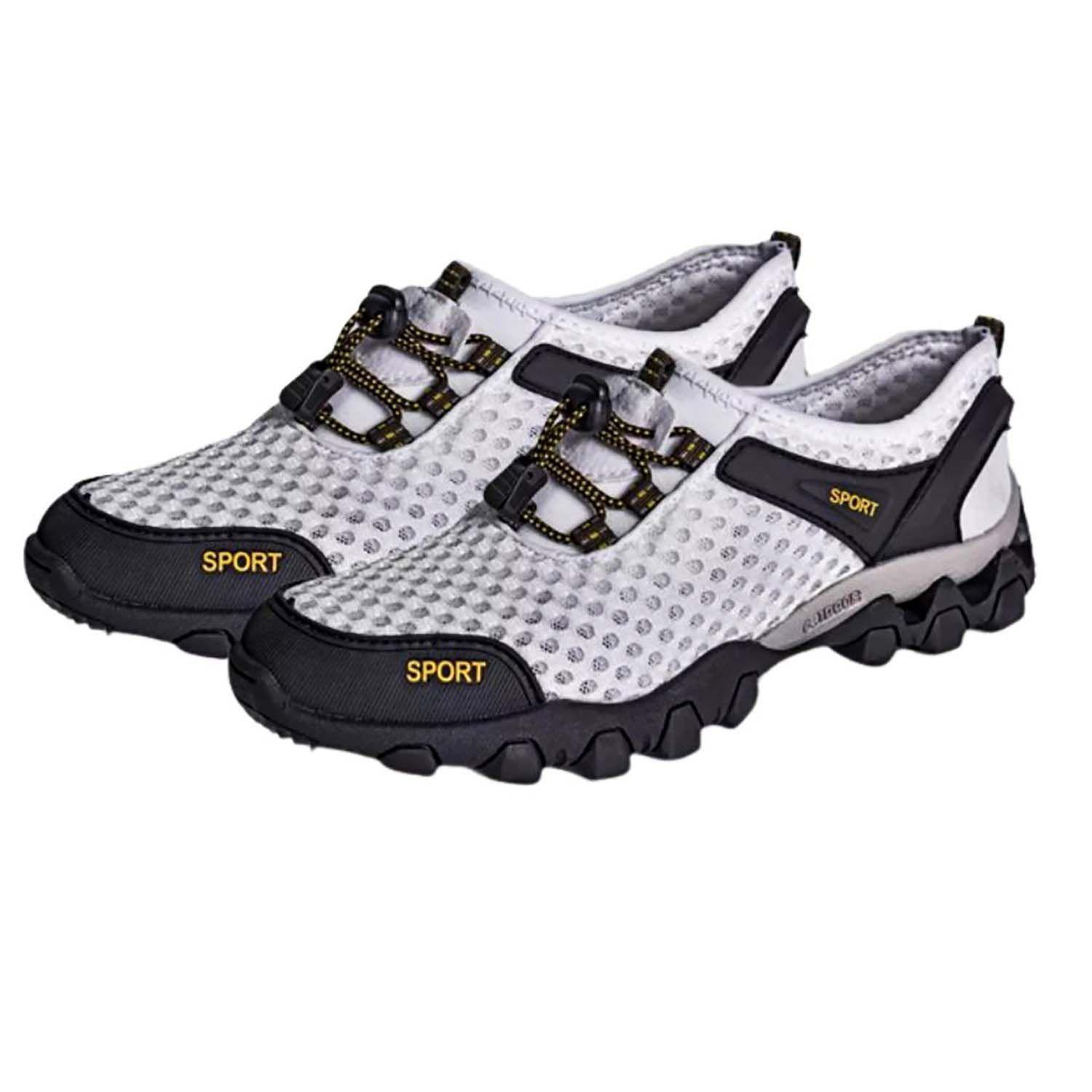Zapatillas Blanca Hombres Playa Agua Verano-1