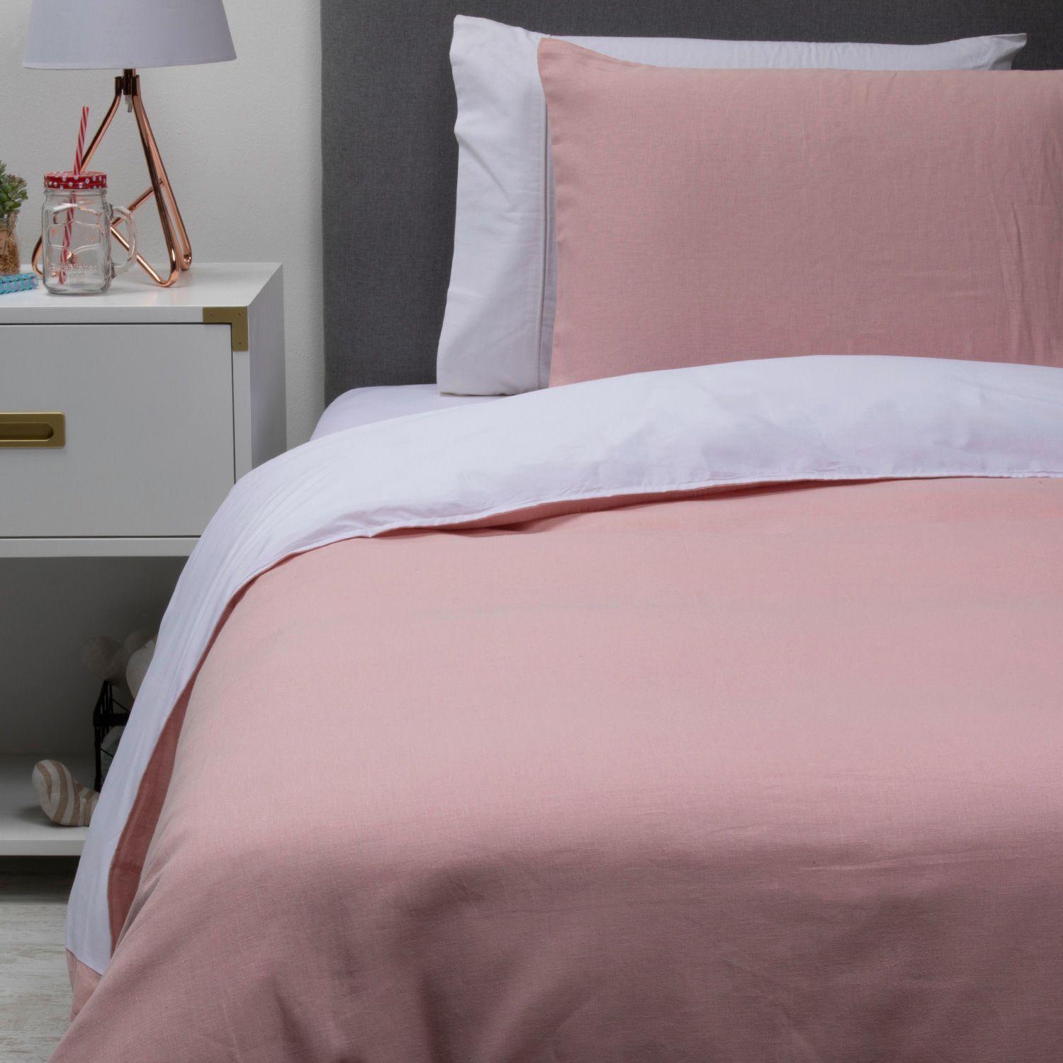 Funda de plumón palo rosa algodón 1.5P-1