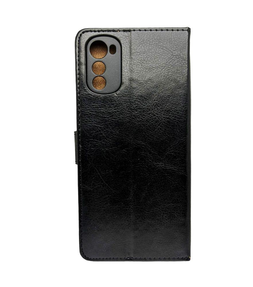 FLIPCOVER ESTUCHE TAPA NEGRO ELEGANTE PARA MOTO E32-1