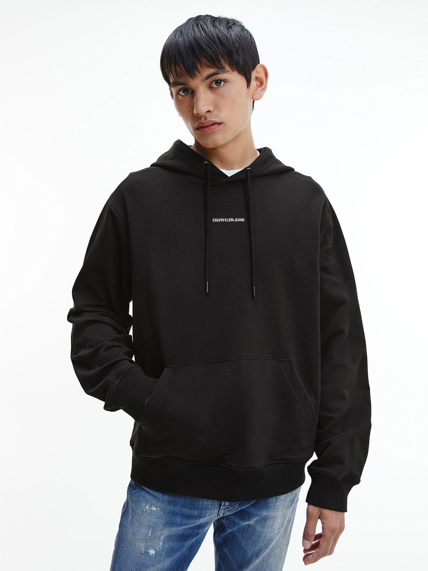 Polerón Branding Hoodie Negro Calvin Klein Hombre-0