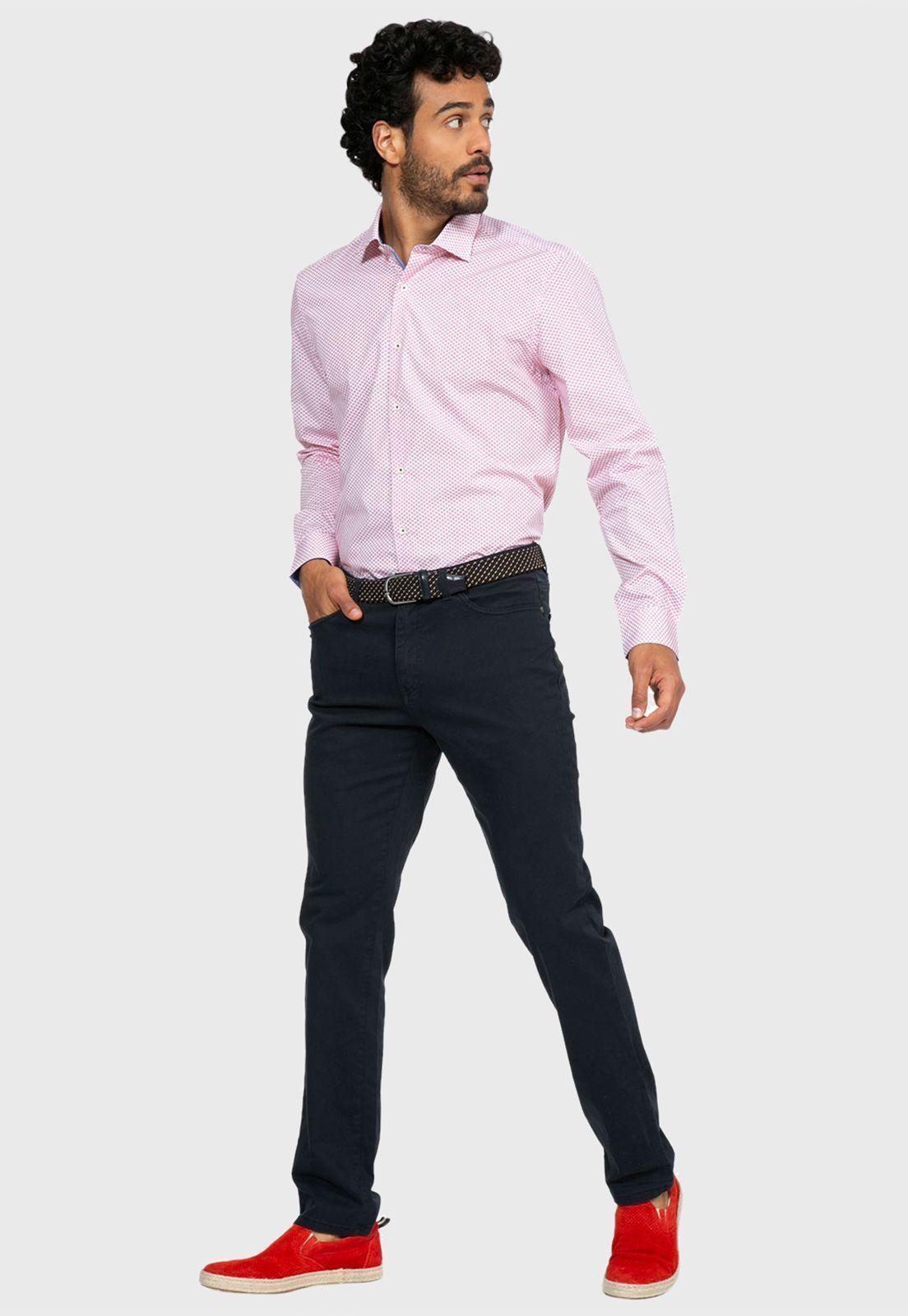 Camisa Arrow Manga Larga Floreada-4