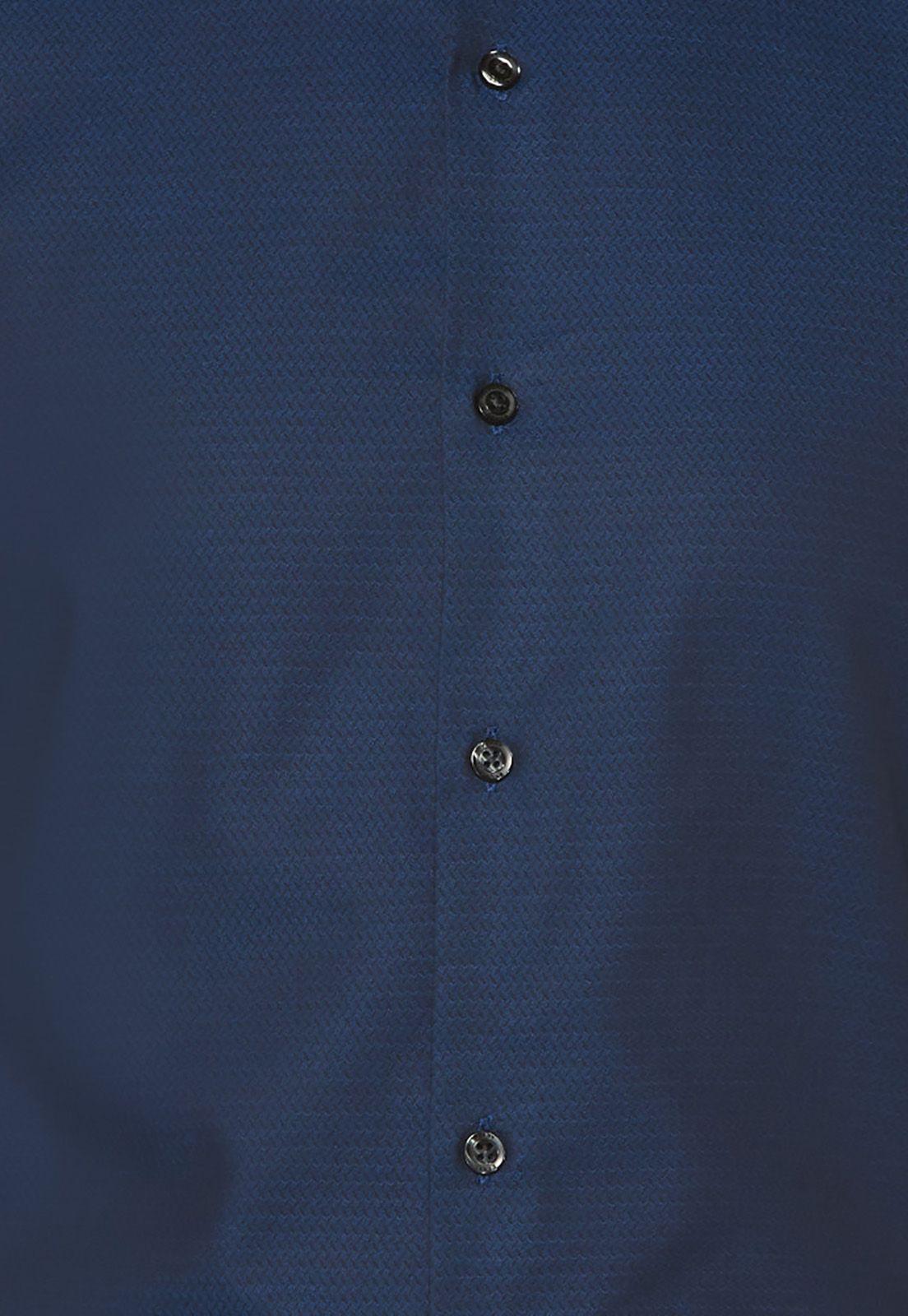 Camisa Dobby Azulino Casual-2