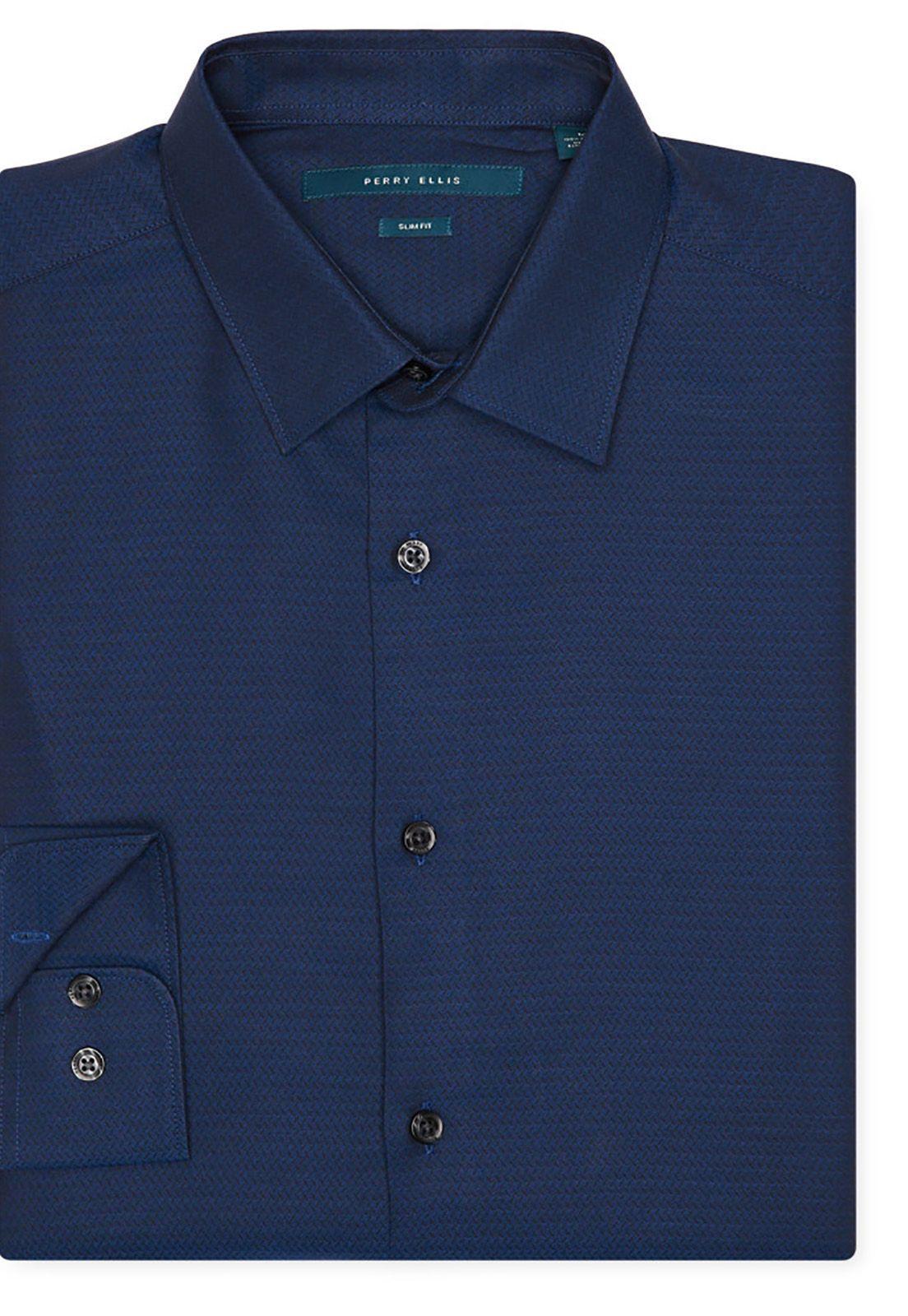 Camisa Dobby Azulino Casual-3