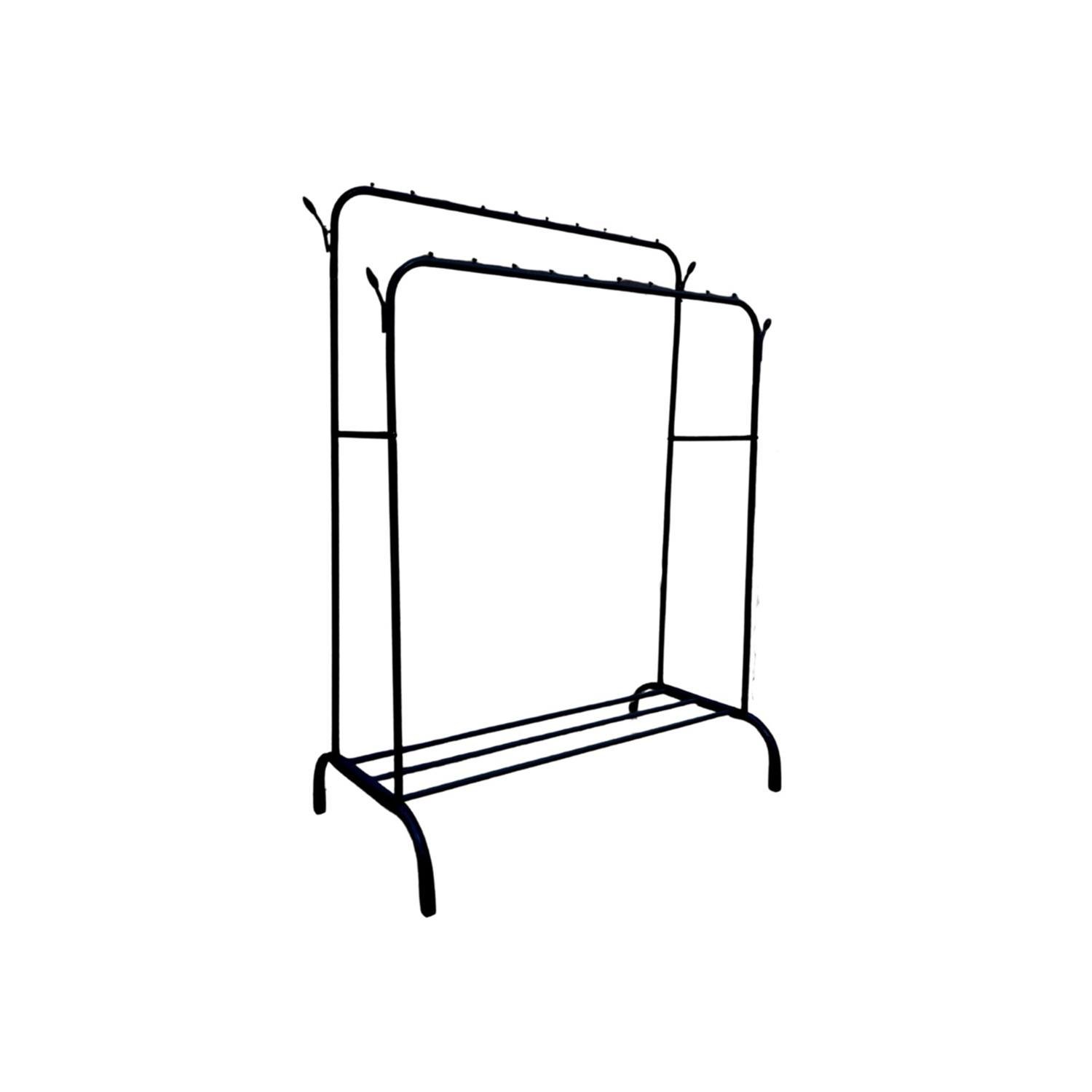 Perchero Metalico Doble Closet Exhibicion Organizador Hogar-0