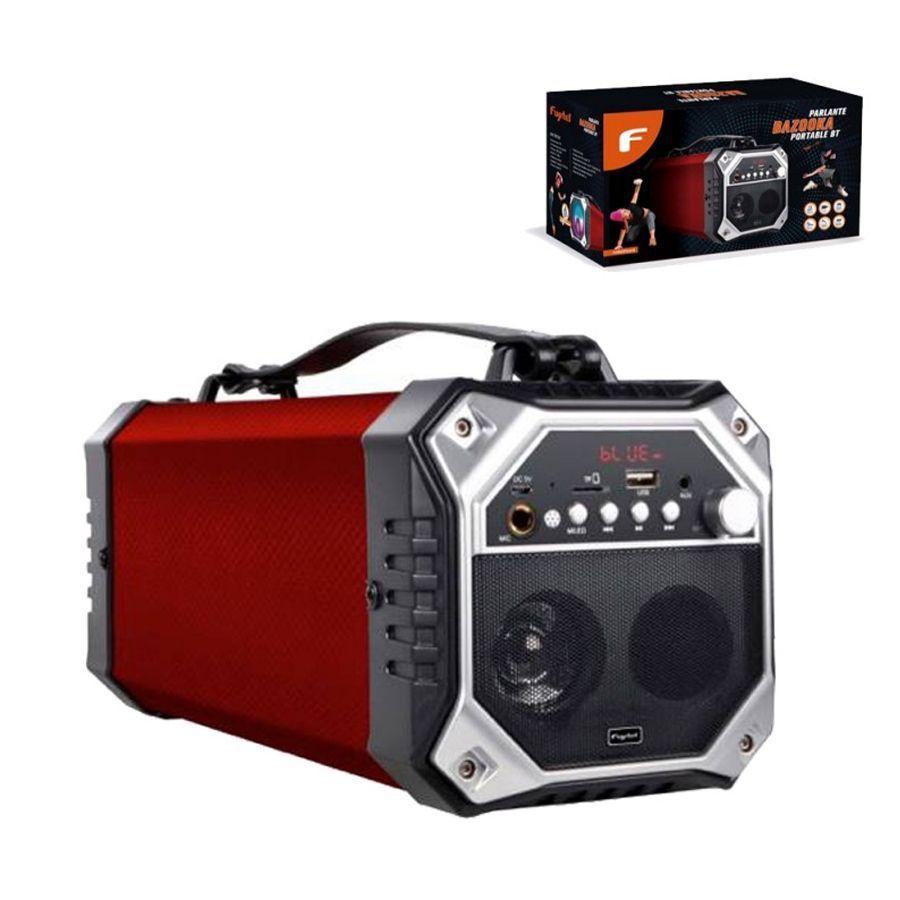 Parlante Bazooka Fujitel con Bluetooth, 15W de potencia y puerto USB.-1