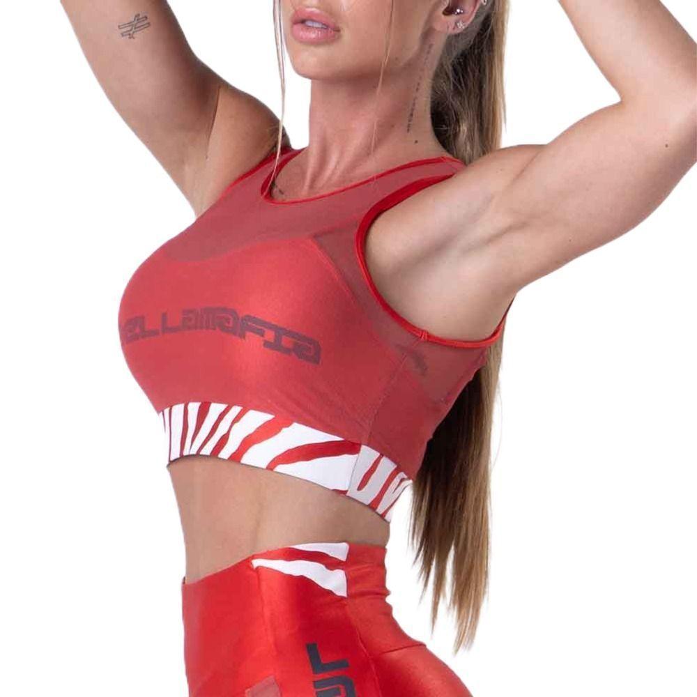Top I AM LABELLAMAFIA Rojo-1