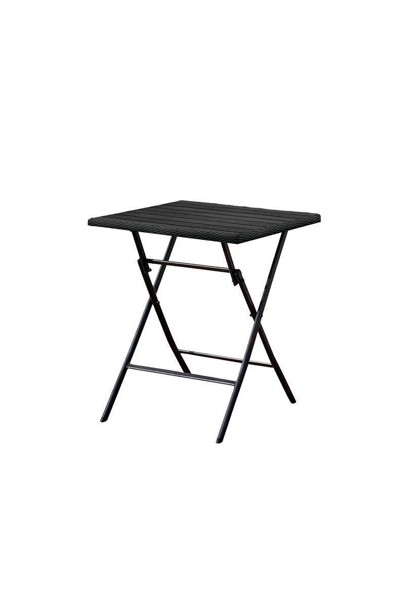 Set de Terraza Plegable 3 Piezas 46x53x84cm Café-4