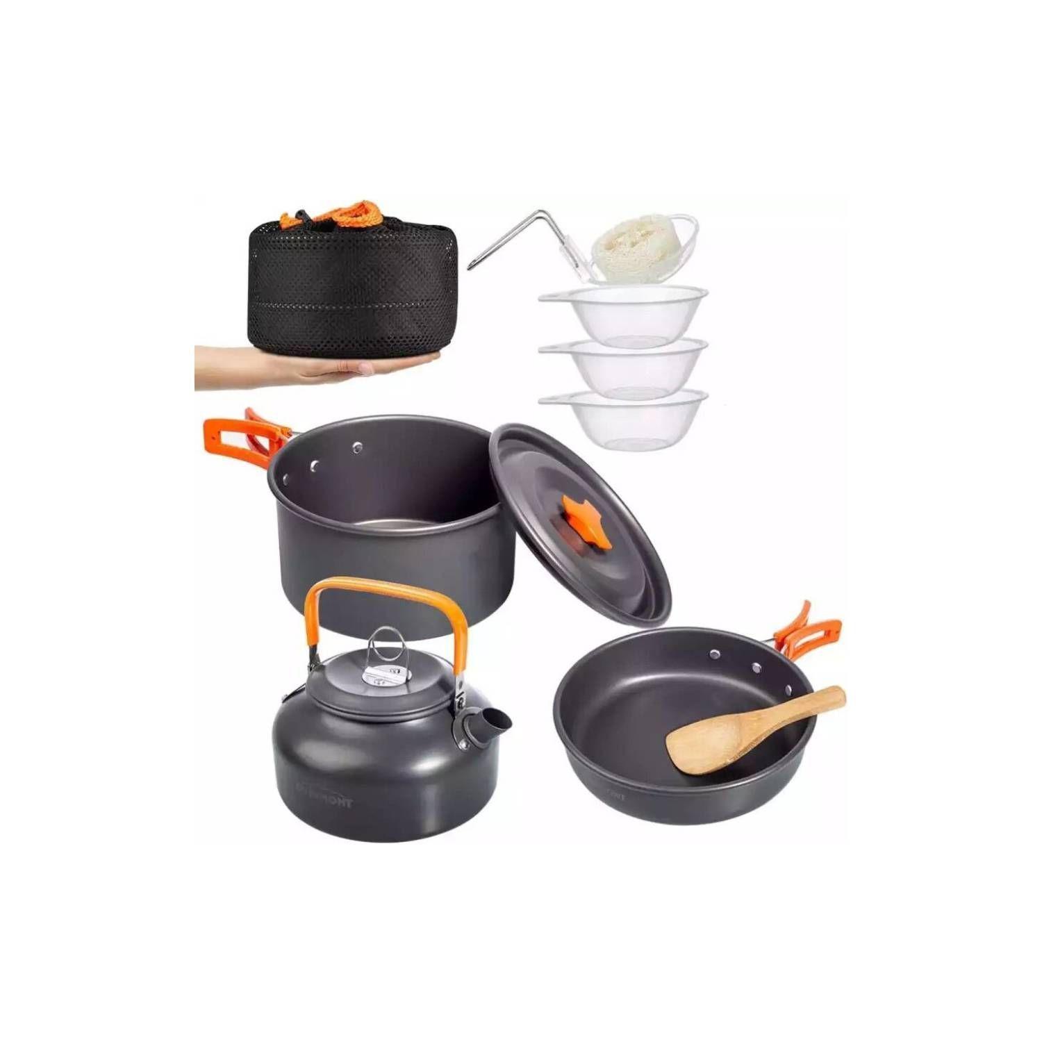 Set Ollas Camping Olla Para Cocinilla Camping Olla-0