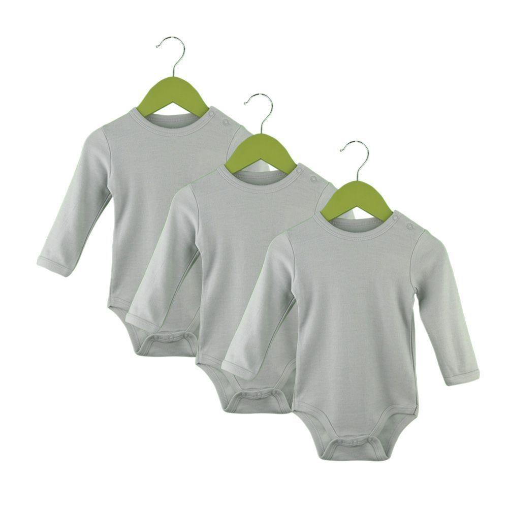 Set de Tres Bodys Liso Gris Pumucki-0