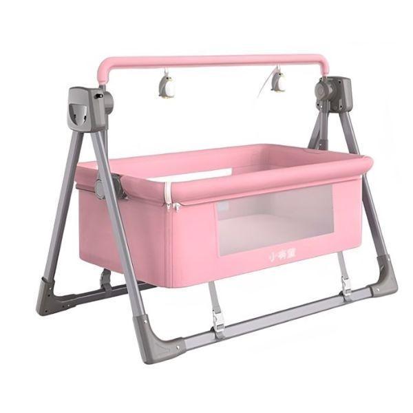 Cuna Mecedora Eléctrica Para Bebé Portátil-0