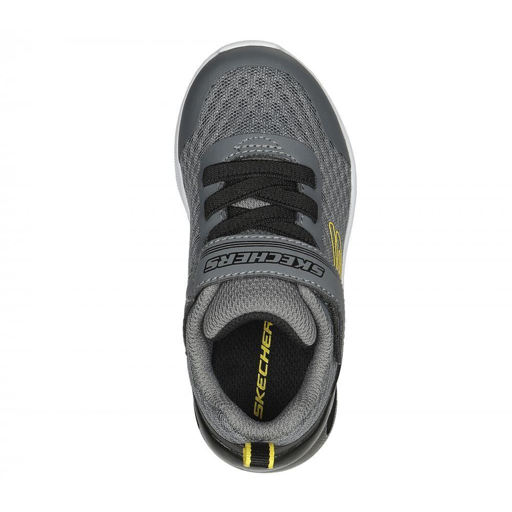 Zapatilla Niño Microspec Max G Gris Skechers-1