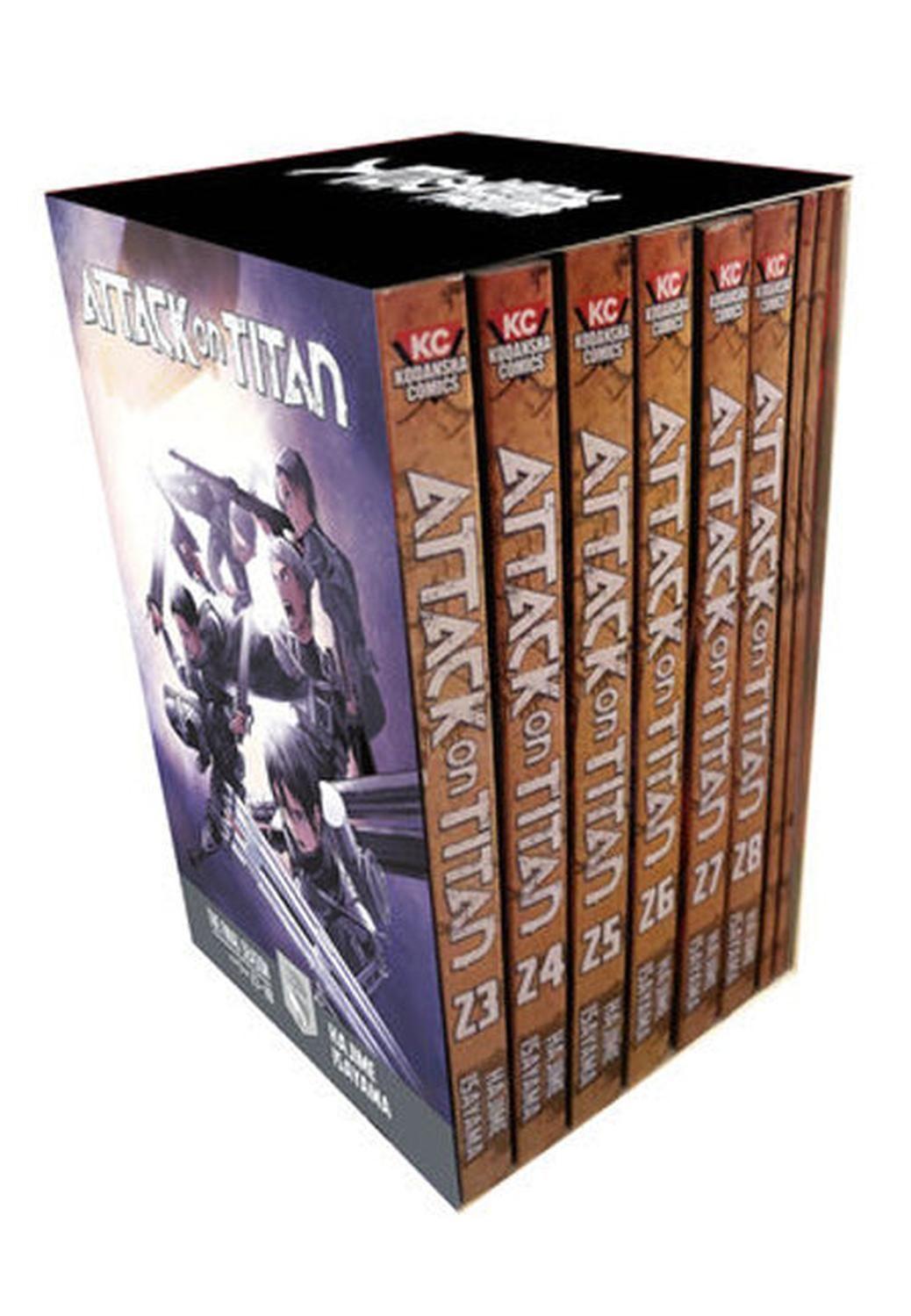 Manga Attack On Titan - Box Set 04 - Parte 01 - Tomos Del 23 Al 28 [Box Set] (En Inglés) - USA-0