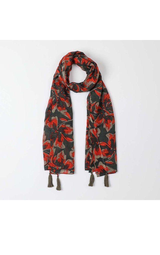 Pañuelo Estampado Cora Verde i-D-0