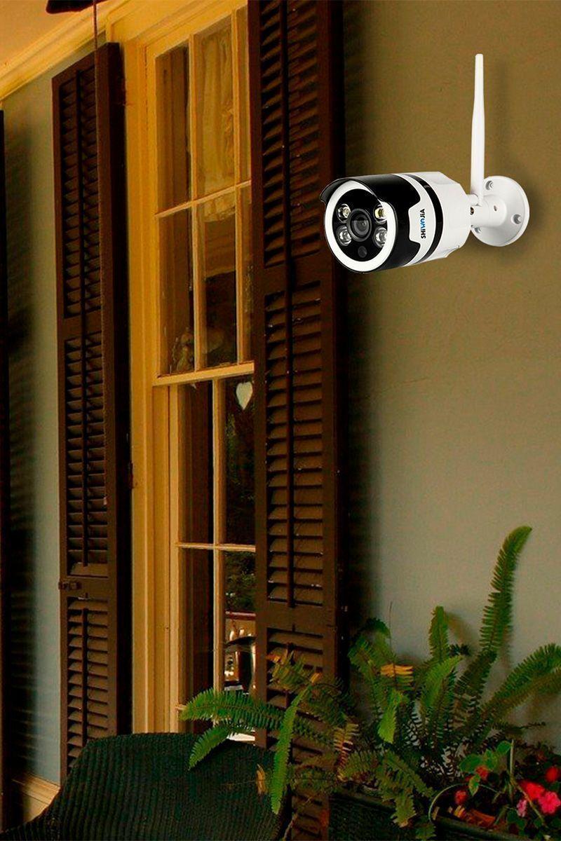 Cámara Exterior Sensor de Movimiento 1080P Blanco-5