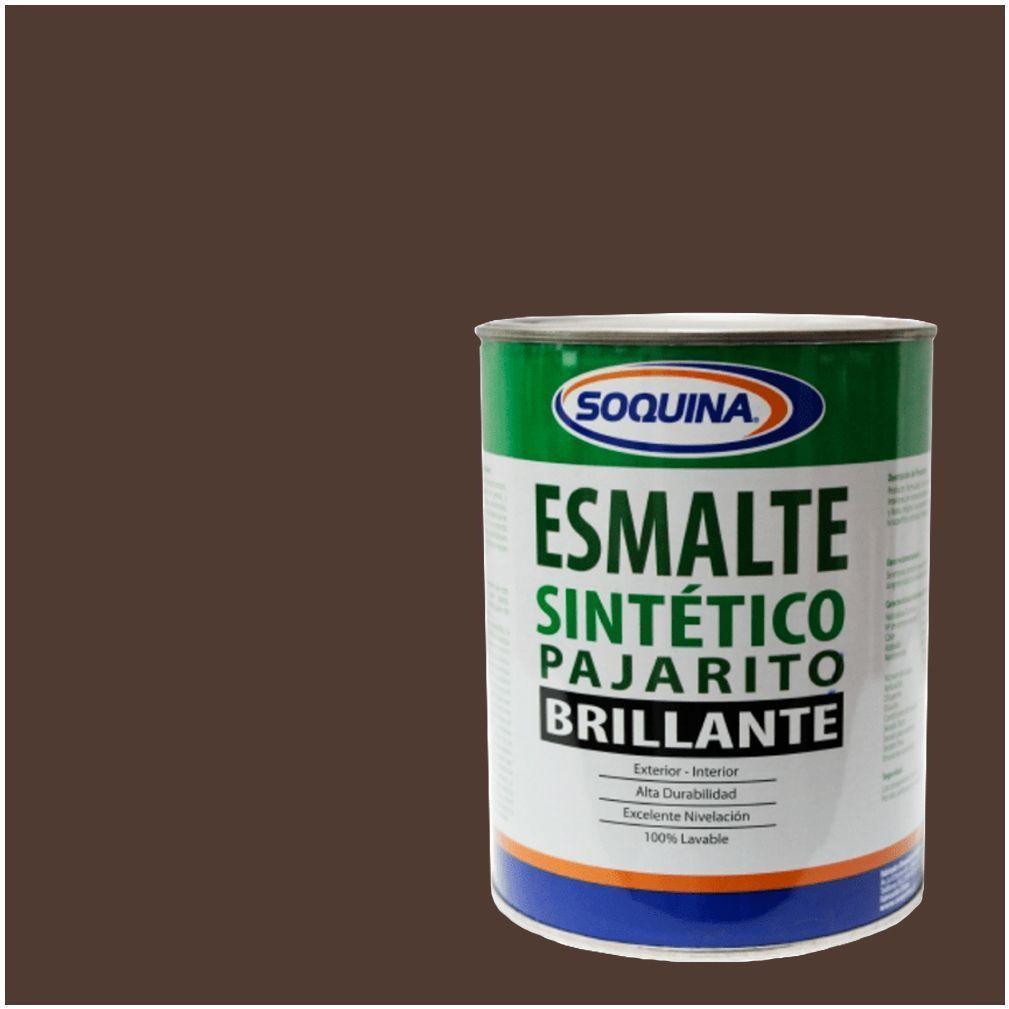 Esmalte Sintetico Pajarito Cafe Moro 1/4 Gl-1