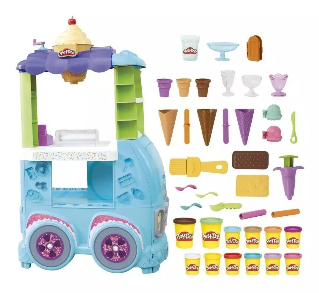 Play Doh Kitchen Mega Camion De Helados 95cm / Diverti-1