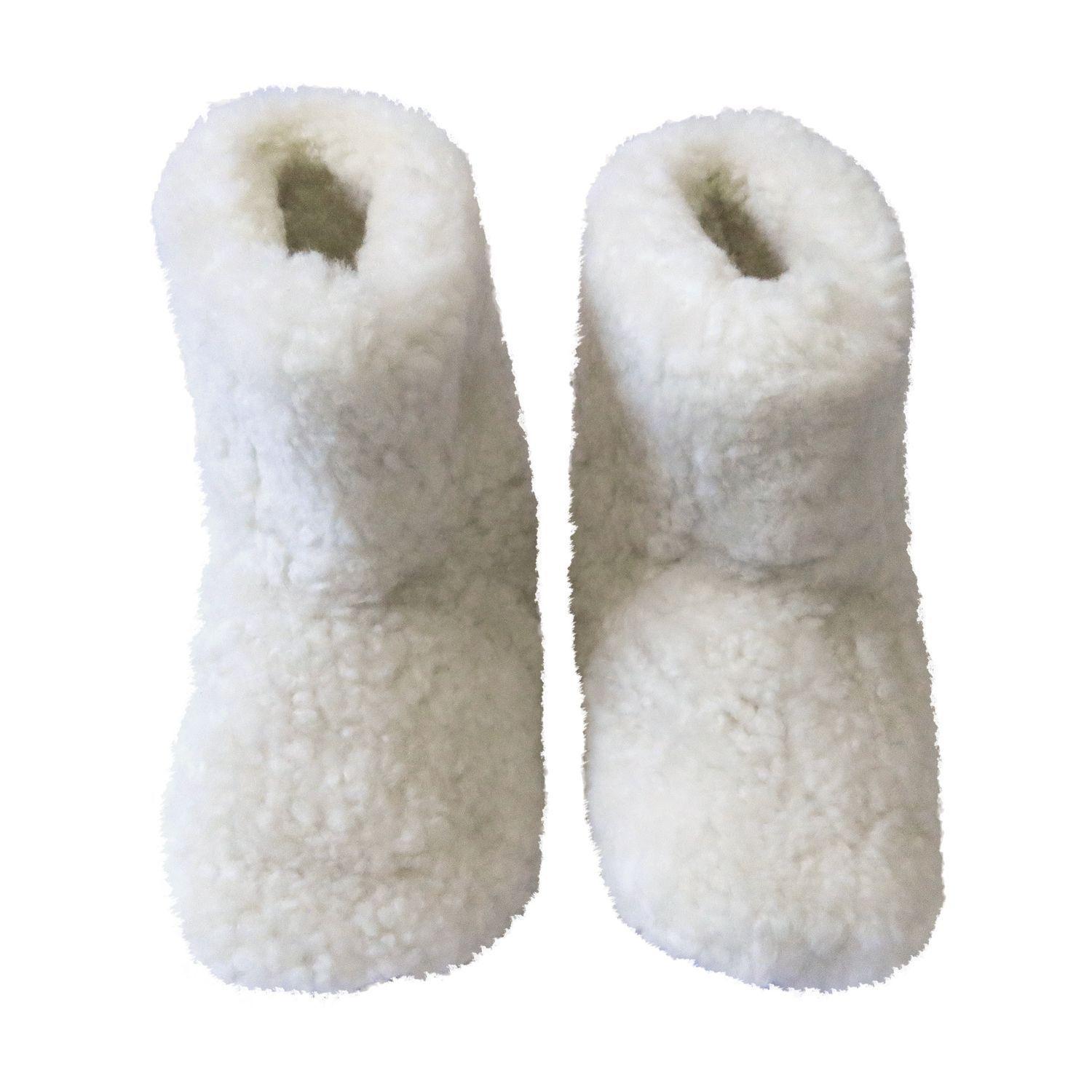 Pantufla Botín De Lana De Oveja -1