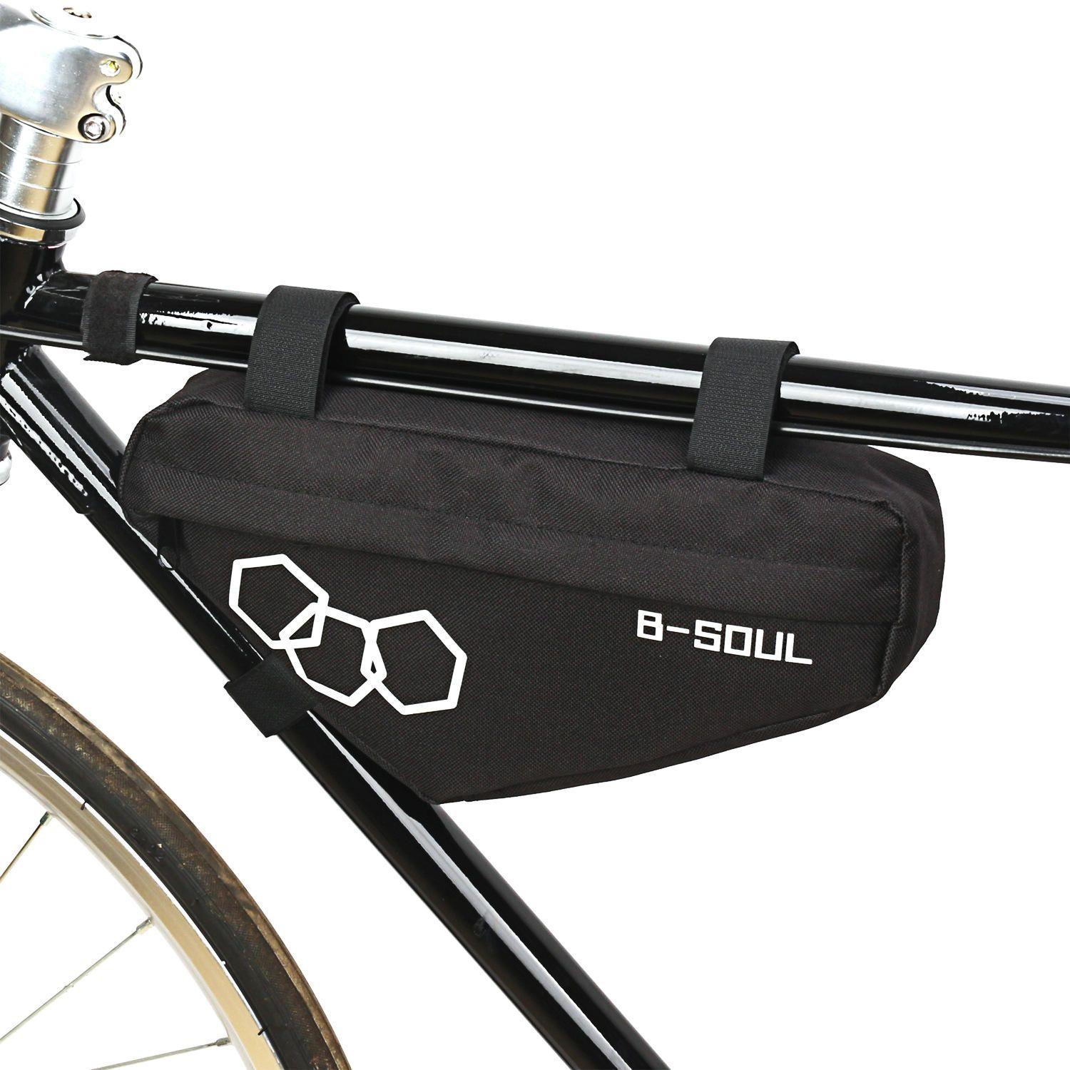 Bolso Triángulo Bicicleta Negro/ Rojo-1
