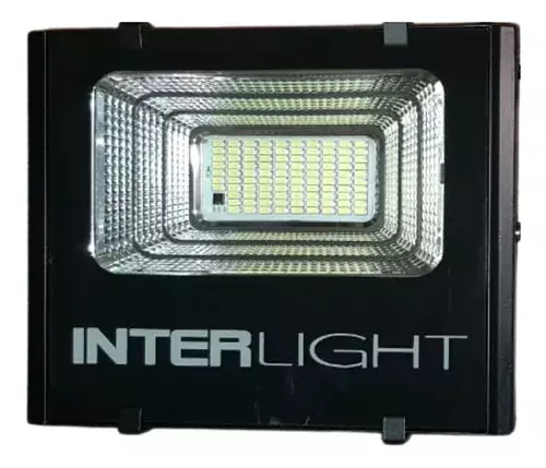 Foco Proyector Lampara LED 40W Carga Panel solar -2