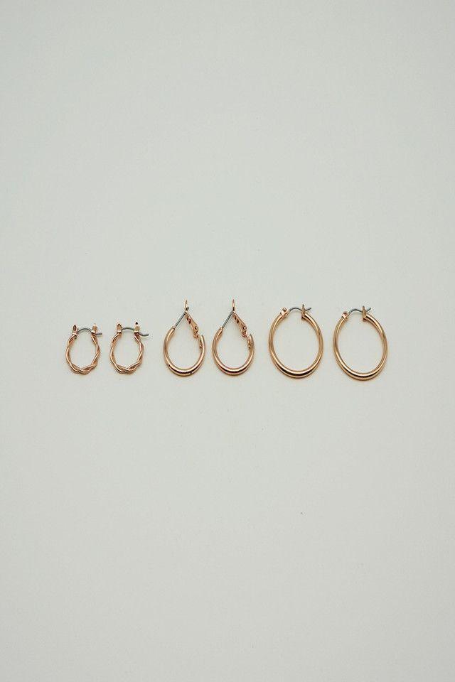 Aros Set Rosegold Maya ID-0