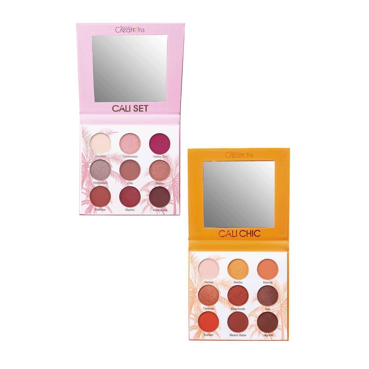 Pack 2 Paletas De Sombras “Cali Chic” + “Cali Set” Beauty Creations-0