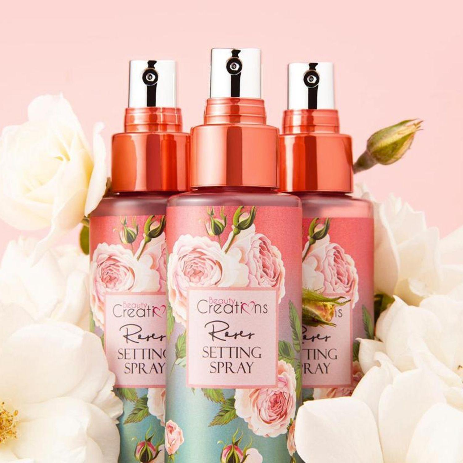 Fijador Spray de Maquillaje Aroma Rosa Beauty Creations-2