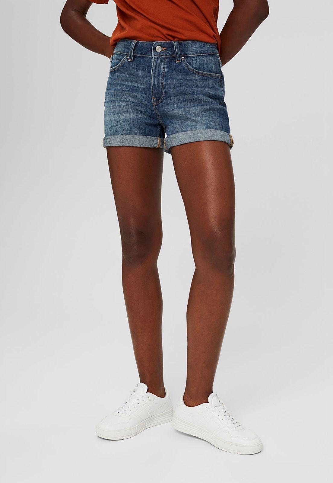 Short Denim Mujer Esprit-0