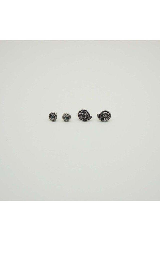 Aros Set West Plateados i-D-0