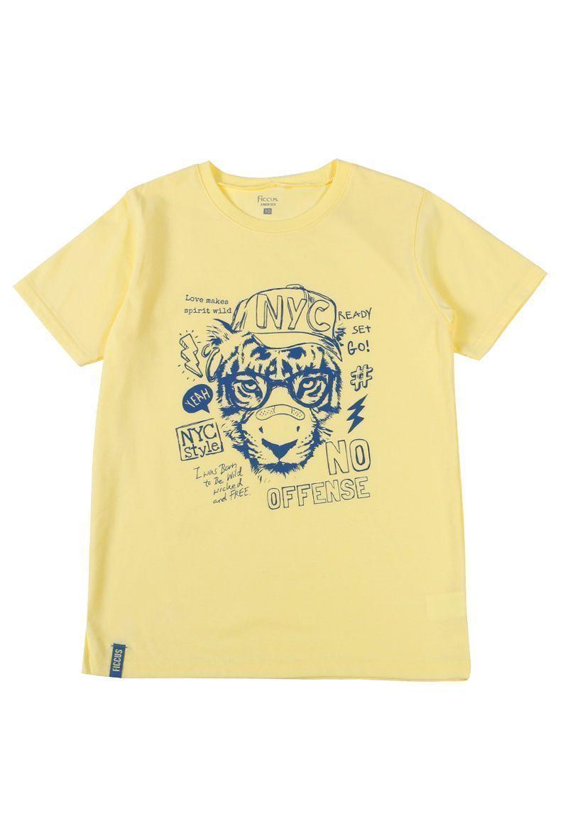 Polera Jr Niño Estampada Day To Day Ficcus-0
