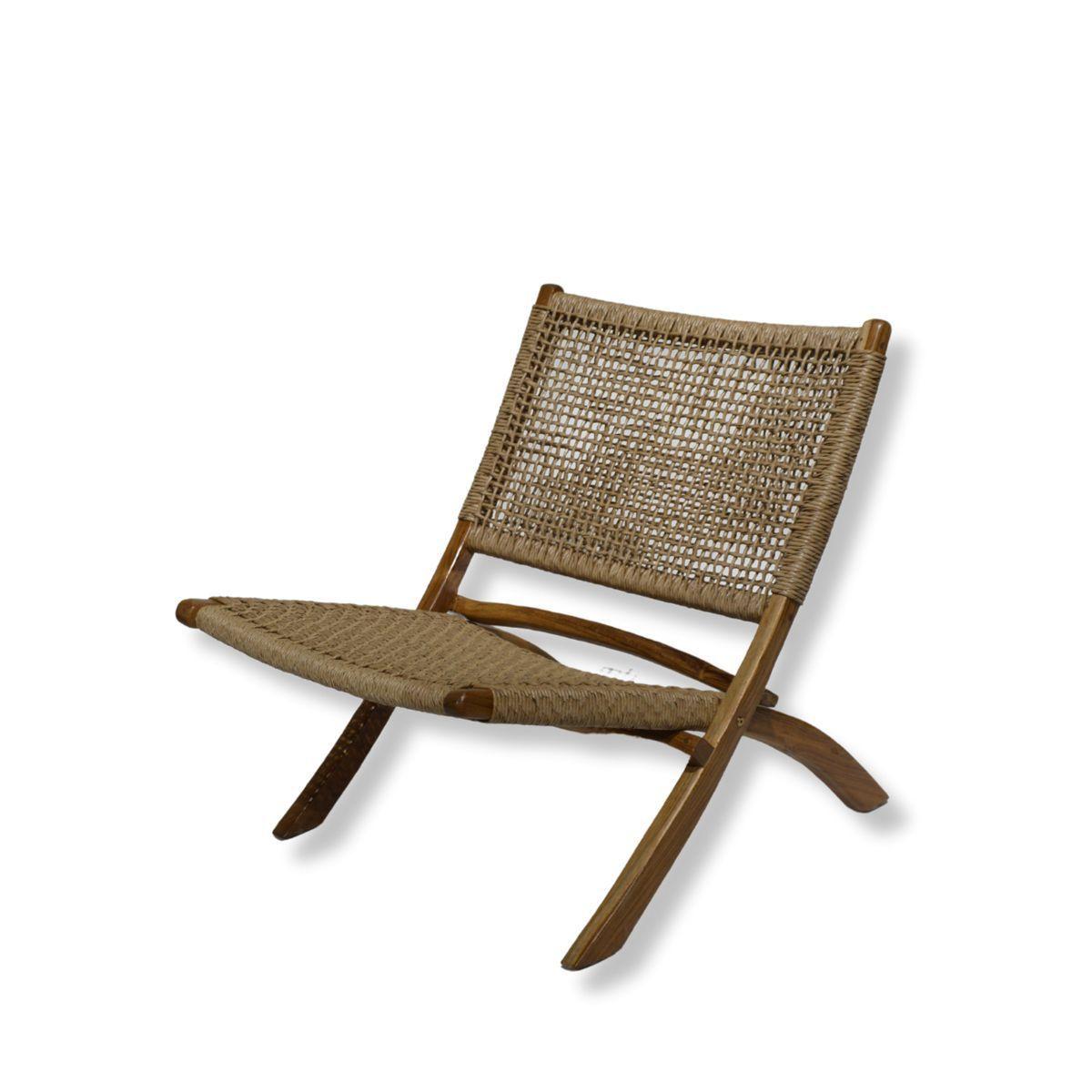 Sitial Marlboro plegable madera de teca natural-0