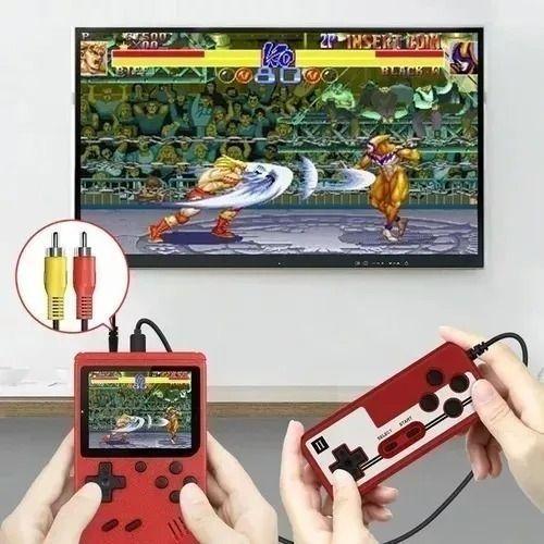 Joystick Adicional Mini Portátil Retro Tv 400 Juegos En 1-4