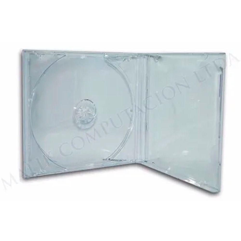 Pack 50 Cajas Cd Single Transparente 10.4mm Calidad Premium-2