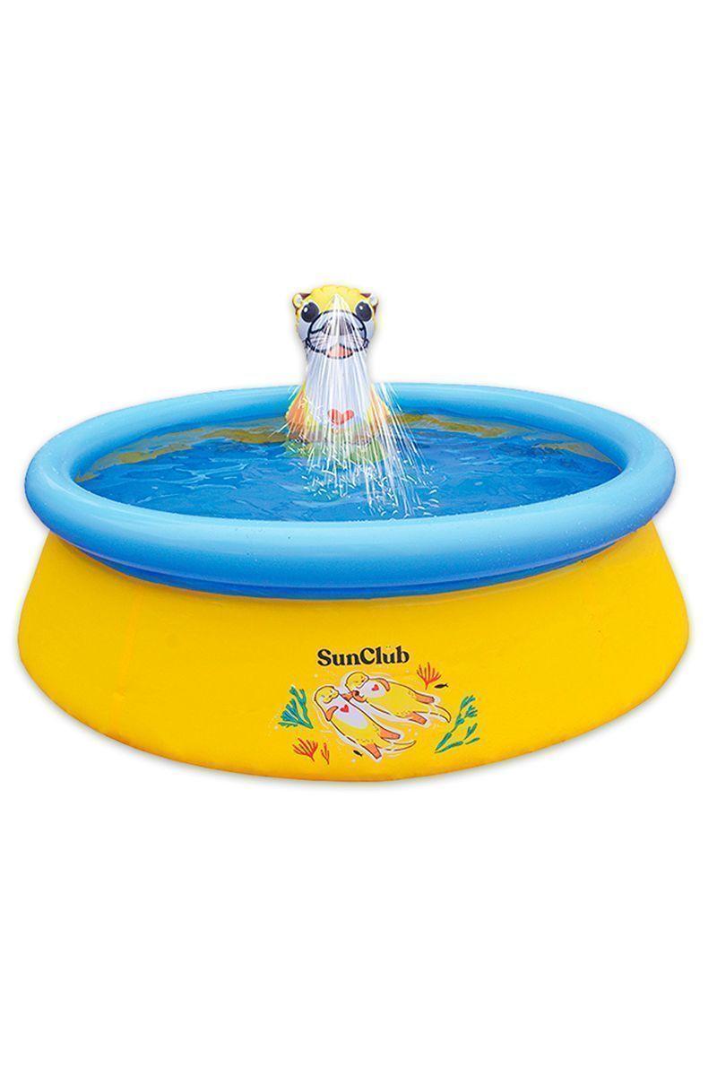 Piscina Inflable Nutria 457Lts 41x150cm Amarillo-0