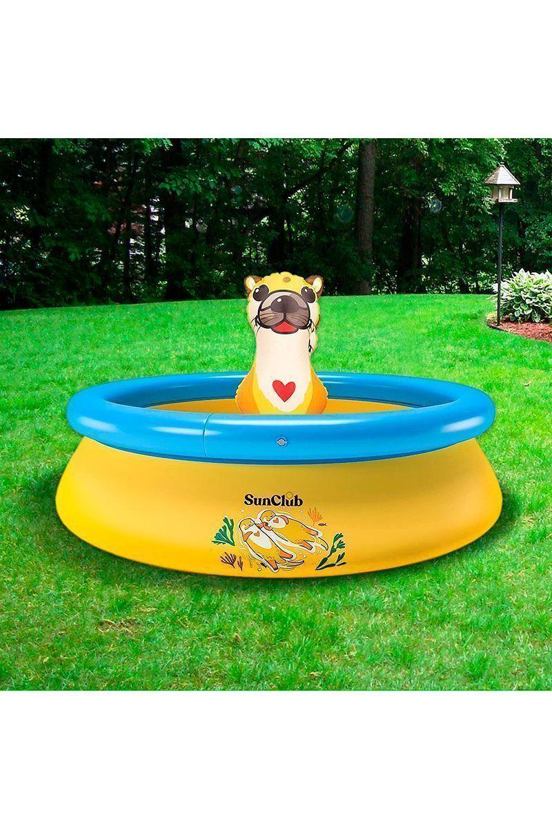 Piscina Inflable Nutria 457Lts 41x150cm Amarillo-5