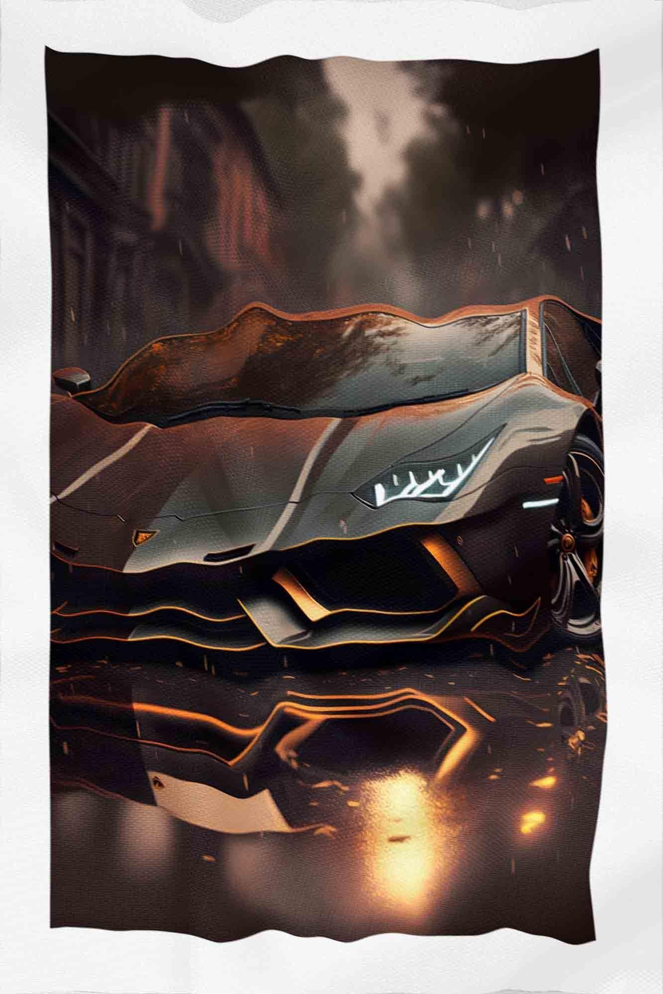 Tela Impermeable Estampada Carros D42 50cm x 70cm-2