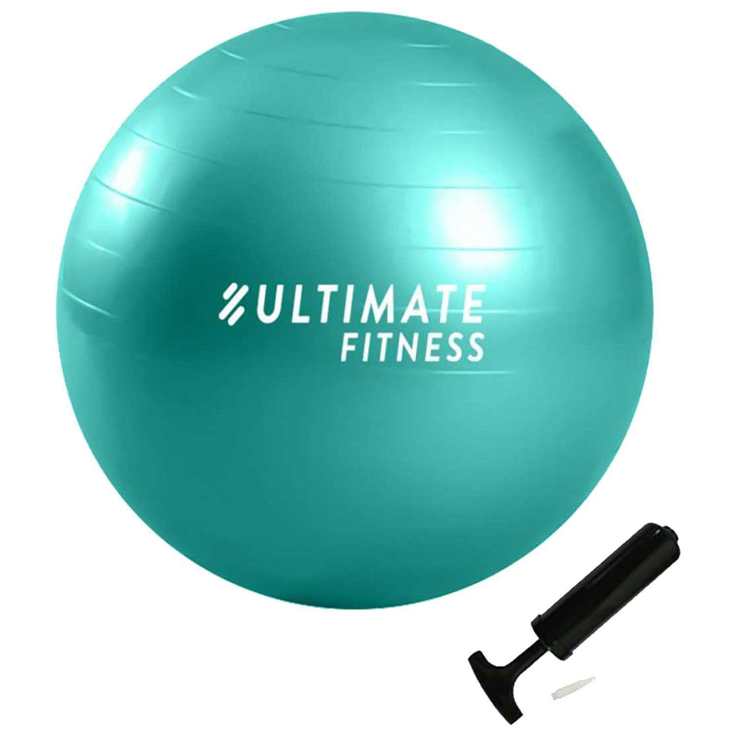 Balón Pilates 75 cm Verde con Inflador -0