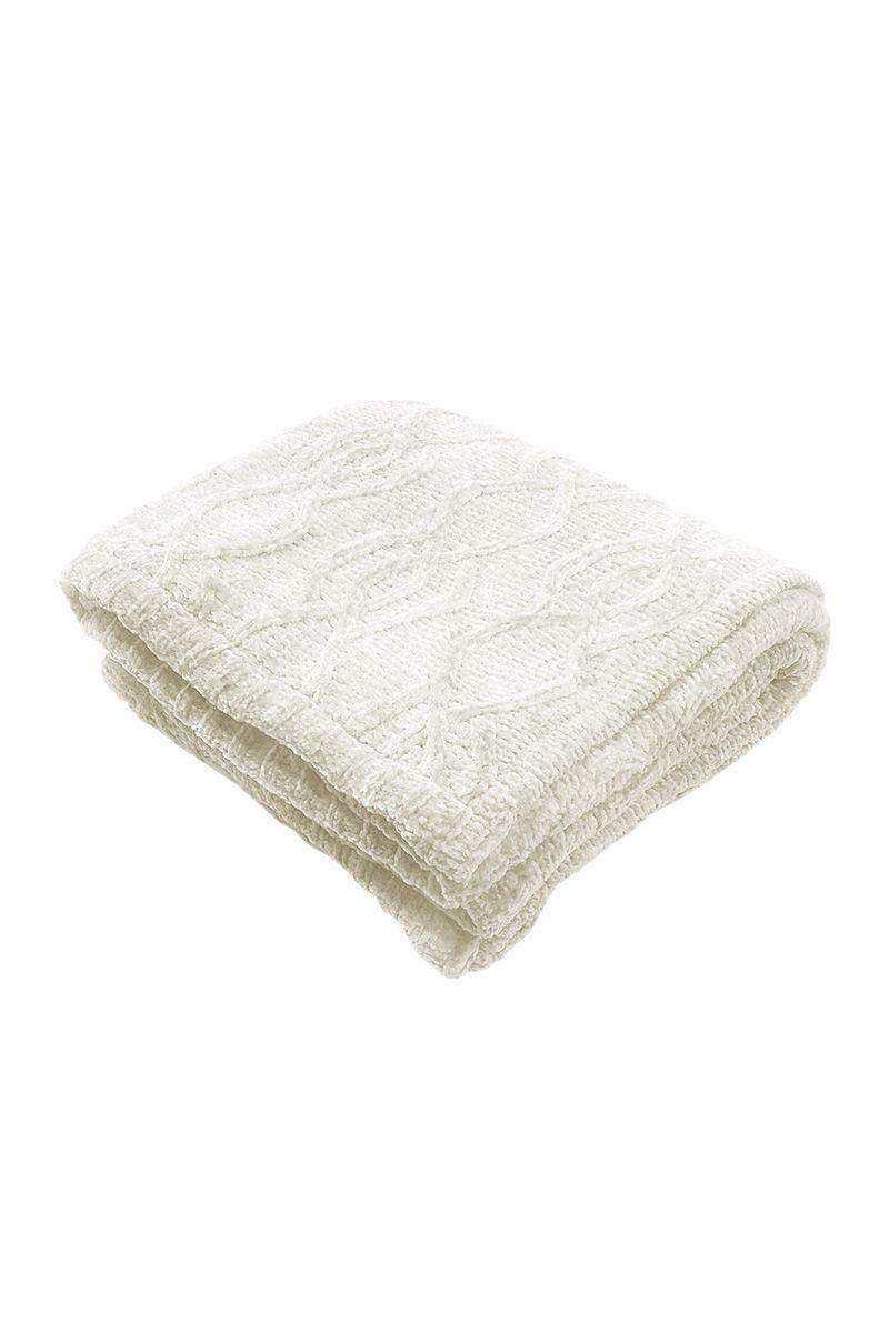 Manta Tejida Sherpa Beige-0