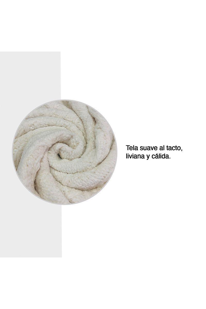 Manta Tejida Sherpa Beige-3