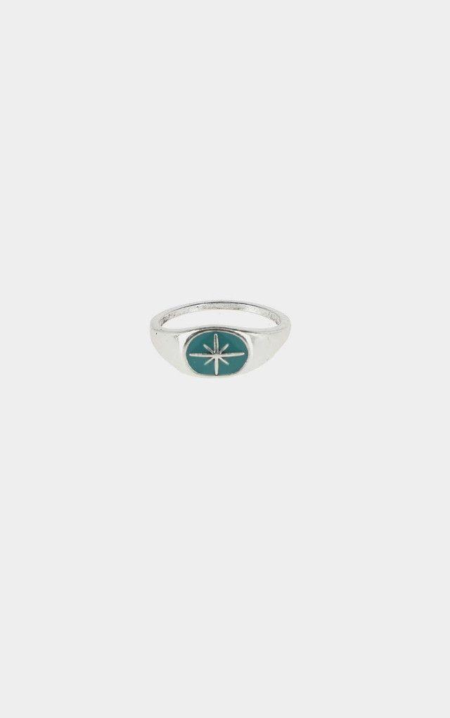 Anillo Delgado Star Plateado  i-D-0