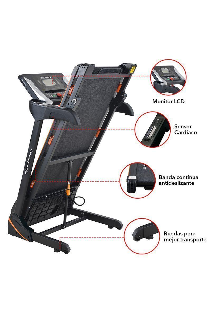 Trotadora Atletis Fit B816 MP3 USB Negro-3