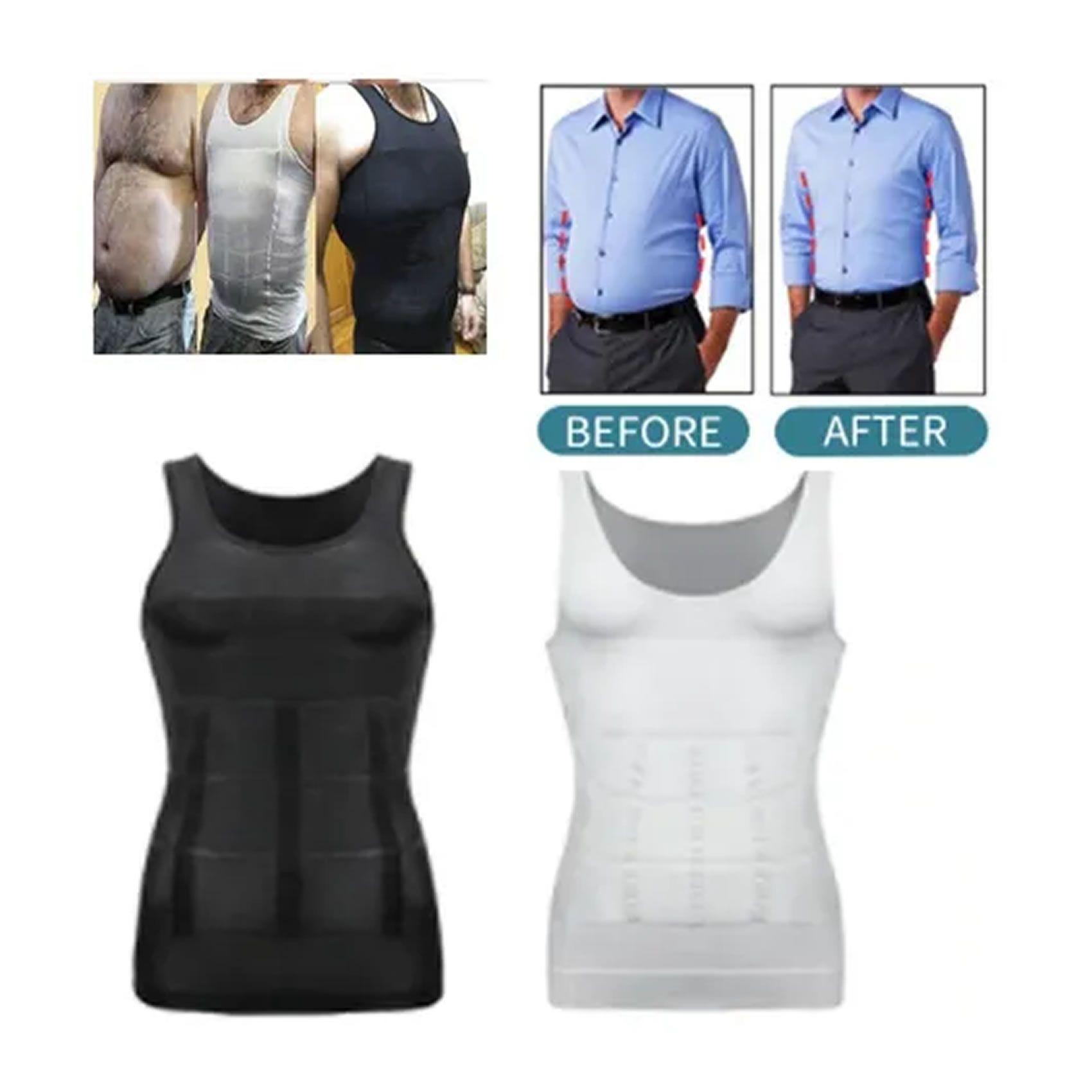 Camiseta Reductora Hombre  Faja Compresion Polera Hombre-2