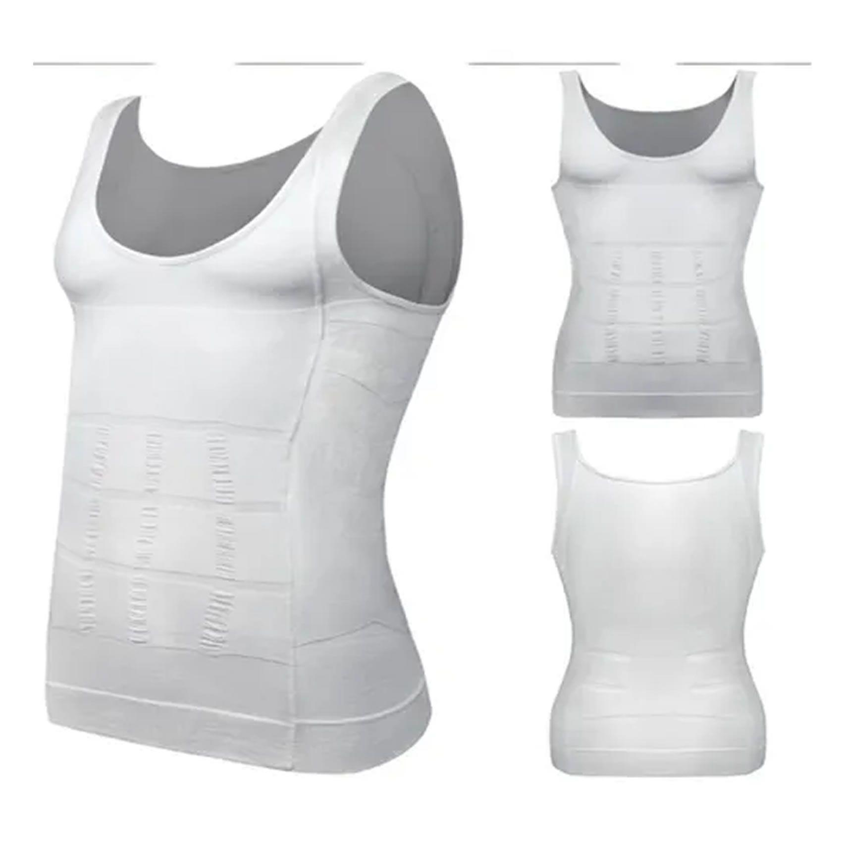 Camiseta Reductora Hombre  Faja Compresion Polera Hombre-3
