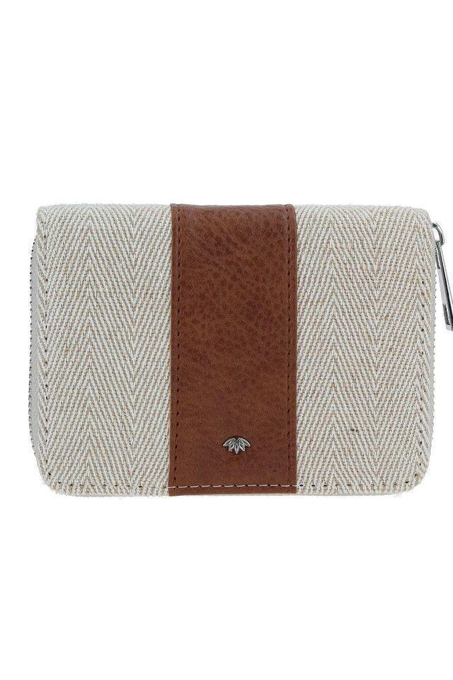 Billetera Mediana Beige Zigzag iD-0